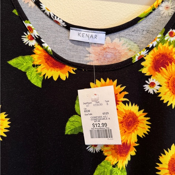 Sunflower Tank Top - Kenar - size Large - Picture 3 of 4